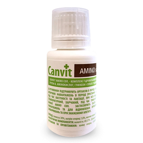 Аминосол (ДЛЯ ЖИВОТНЫХ) Canvit иммуномодулятор жидкая форма, 30 мл