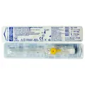 Канюля внутрішньовенна Alexpharm з ін'єкційним портом, 24G (0,7 х 19 мм), жовта, 1 штука