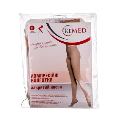 Колготки компрессионные Remed RK 311 закрытый носок, 2 класс компрессии, укороченные, размер XL