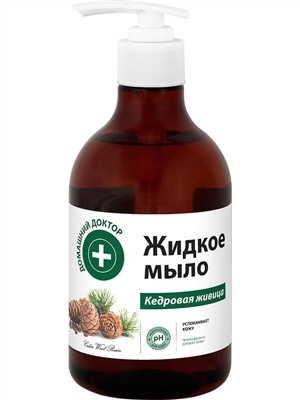 Мыло жидкое Домашний Доктор Кедровая живица, 480 мл