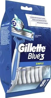 Бритви Gillette Blue 3 Simple одноразові чоловічі, 8 шт