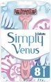Бритвы Simply Venus 3 одноразовые женские, 8 шт