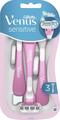 Бритвы Venus 3 Sensitive одноразовые женские, 3 шт