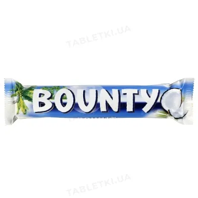 Батончик Bounty у молочному шоколаді, 57 г
