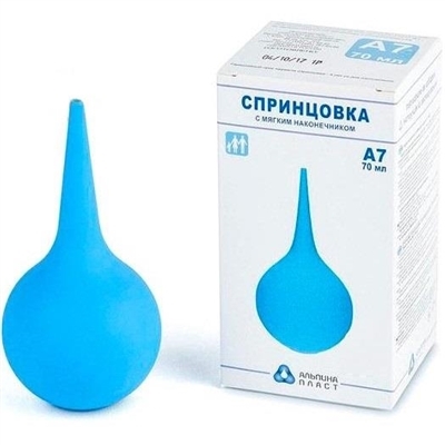 Спринцовка Альпина А-7 с мягким наконечником 70 мл