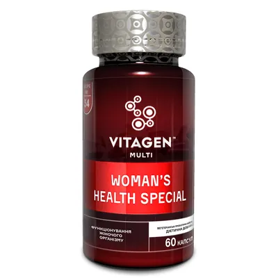 Вітаджен №34 WOMEN HEALTH SPECIAL капсули №60