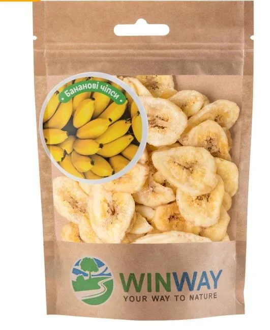 Чіпси бананові Winway, 70 г