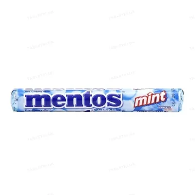 Драже жувальне Mentos Chewy Dragees м'ята, 37 г