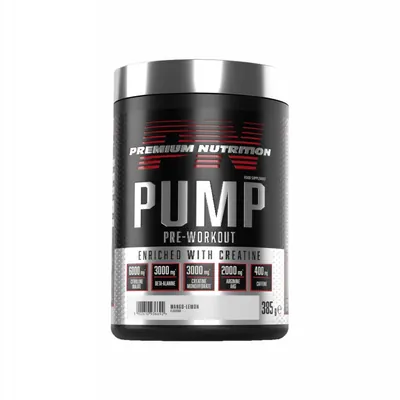 Передтренувальний комплекс Premium Nutrition Pump Pre-Workout цитрус-персик, 385 г