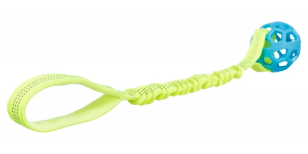 Игрушка для собак Trixie 32869 Bungee Tugger для тренировки с мячом d7 см 48 см