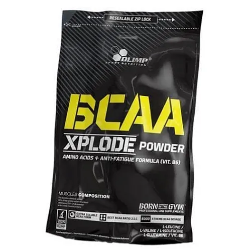 Амінокислота Olimp BCAA Xplode з глютаміном, кола, 1000 г