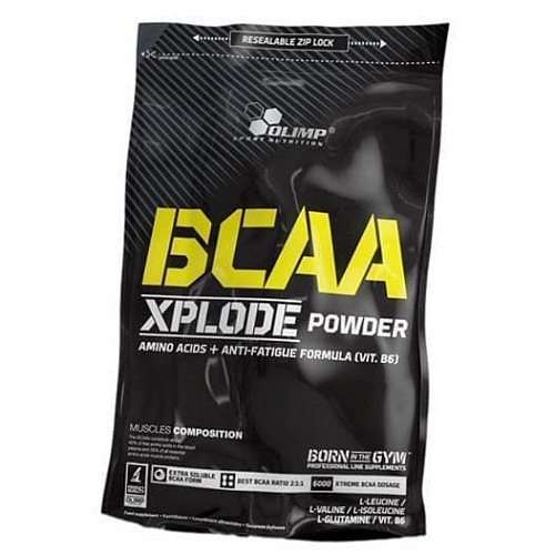 Аминокислота Olimp BCAA Xplode с глютамином, лимон, 1000 г