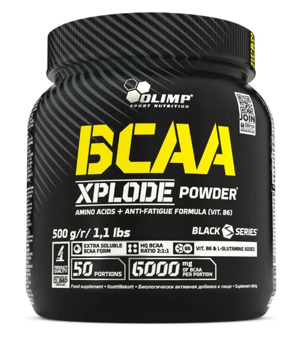 Амінокислота Olimp BCAA Xplode з глютаміном, ананас, 500 г