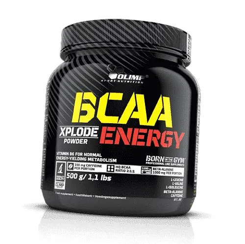 Амінокислота Olimp BCAA Xplode Energy з кофеїном, кола, 500 г