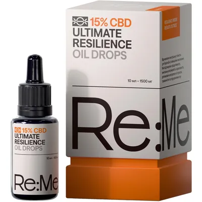 Олія кокосова з канабідіолом (CBD) RE:ME 15%, 10 мл