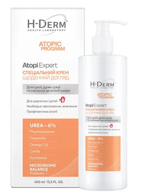 Крем для обличчя і тіла Health Derm Laboratory Atopic Program спеціальний, 400 мл