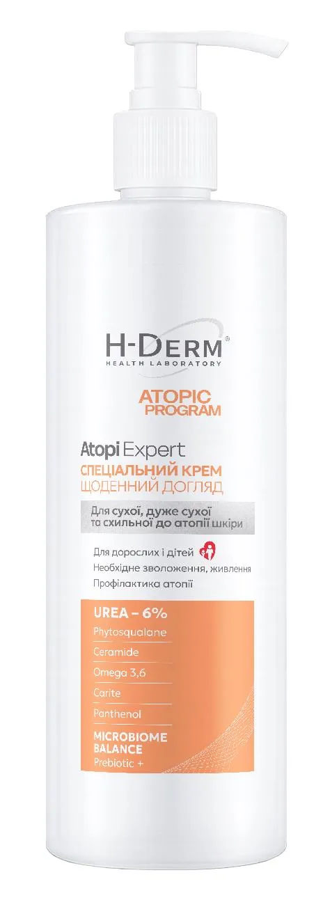 Крем для обличчя і тіла Health Derm Laboratory Atopic Program спеціальний, 400 мл