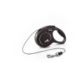 Поводок-рулетка Flexi New Classic CAT трос 3m/8кг черный 23426
