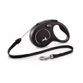 Поводок-рулетка Flexi New Classic S трос 8m/12кг черный 22726