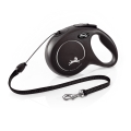 Повідець-рулетка Flexi New Classic M трос 8m/20кг чорний 22825
