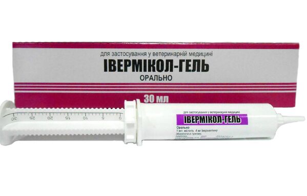 Ивермикол (ДЛЯ ЖИВОТНЫХ) гель для наружного применения, 30 г