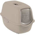 Туалет закрытый Rotho MyPet Cat Toilet Bailey ECO для кошек с фильтром, цвет капучино