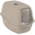 Туалет закритий Rotho MyPet Cat Toilet Bailey ECO для котів з фільтром, колір капучино