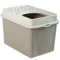 Туалет закрытый Rotho MyPet Cat Toilet Berty ECO для кошек с верхним входом, цвет капучино