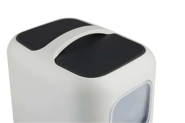 Туалет закритий Rotho MyPet Cat Toilet Biala ECO для котів з фільтром та совком у комплекті, колір білий
