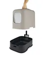 Туалет закритий Rotho MyPet Cat Toilet Biala ECO для котів з фільтром та совком у комплекті, колір капучино