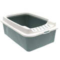 Туалет Rotho MyPet Cat Toilet Bonnie ECO открытый для кошек с рамкой, цвет зеленый