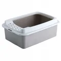 Туалет Rotho MyPet Cat Toilet Bonnie ECO відкритий для котів з рамкою, колір капучино