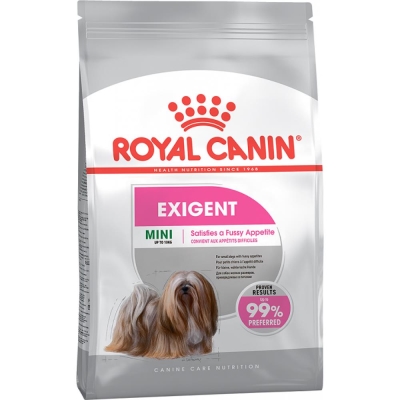 Корм сухой для собак Royal Canin Mini Exigent мелких пород, привередливых в еде, 1 кг