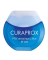 Зубная нить Curaprox тефлоновая с хлоргексидином 35 м