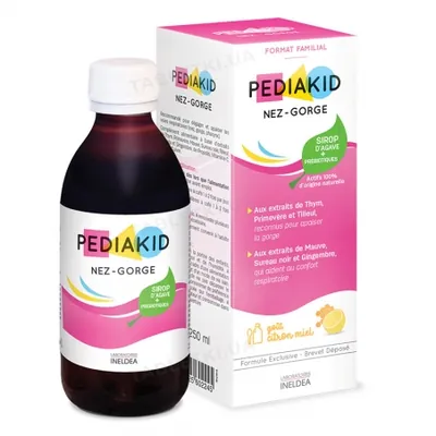Педіакід PEDIAKID Nez Gorge Sirop сироп для дітей ніс-горло, 250 мл