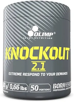 Передтренувальний комплекс із кофеїном Olimp Knockout 2.1, груша, 300 г