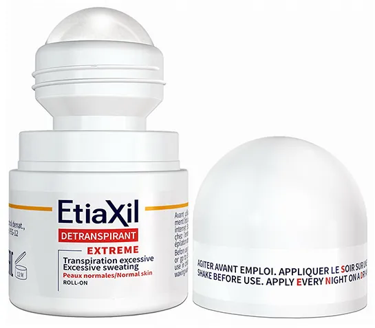 Дезодорант-антиперспірант кульковий Etiaxil Extreme від підвищеного потовиділення для нормальної шкіри, 15 мл