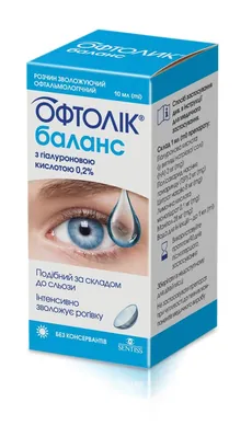 Офтолік Баланс краплі очні по 10 мл у флак.