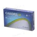Сакорд Н таблетки, в/плів. обол. по 80 мг/12.5 мг №30 (10х3)