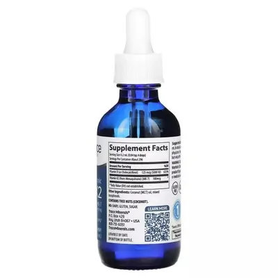 Вітаміни D3 та K2 іонізовані Trace Minerals Ionic D3+K2 в краплях, 59 мл