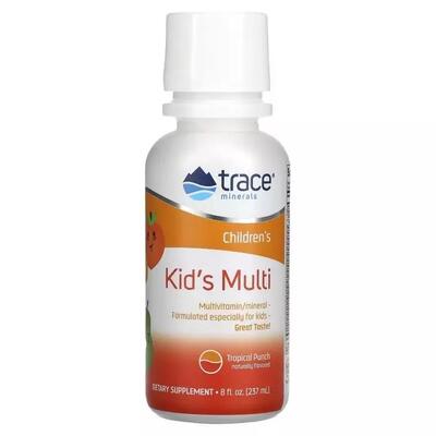 Мультивитамины детские Trace Minerals Kid's Multi со вкусом цитруса, 237 мл