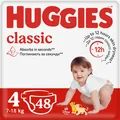 Підгузки Huggies Classic дитячі розмір 4, 7-18 кг, 48 шт