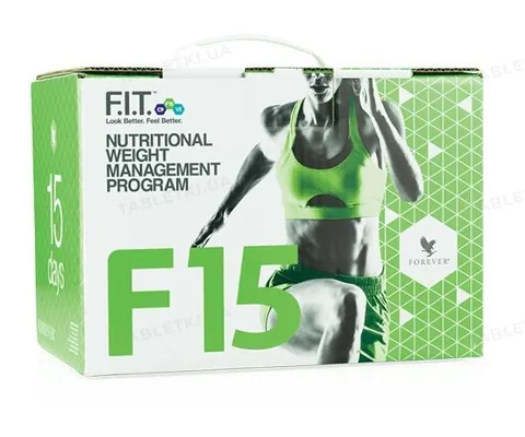 Комплекс Програма F15 Forever Living Nutritional Weight Management Program Етап 1 для схуднення смак ванілі