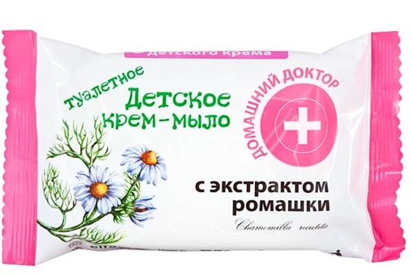 Крем-мило дитяче Домашній Доктор, ромашка, 70 г