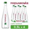 Вода минеральная Моршинская Premium слабогазированная, стеклянная бутылка, 0,5 л