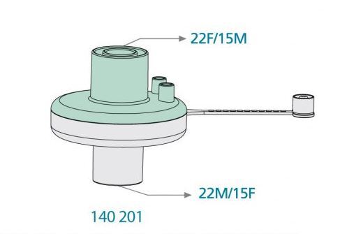 Фільтр вірусо-бактеріальний Plasti-Med Elite порт Luer Lock 140201, 1 штука