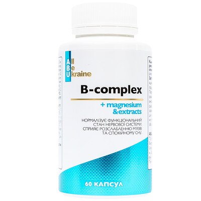 В-комплекс + Магний ABU B-complex + Magnesium капсулы №60
