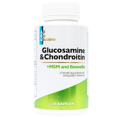 Глюкозамин и хондроитин ABU Glucosamine & Chondroitin капсулы №120