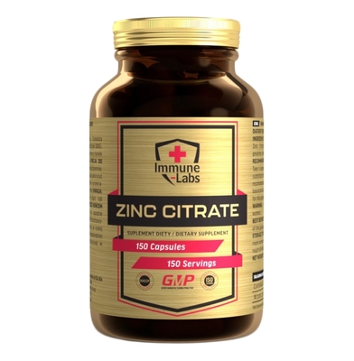 Цинк Цитрат Immune Labs Zinc Citrate, 150 капсул