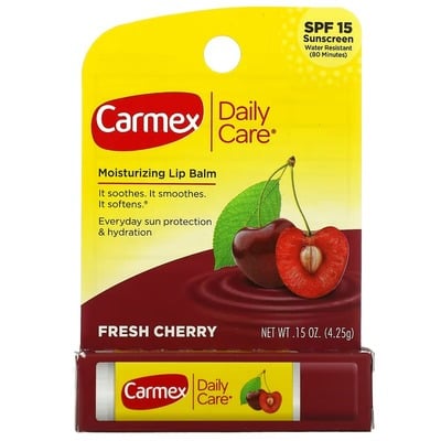 Бальзам для губ Carmex SPF15 со вкусом Вишни, 4,25 г стик